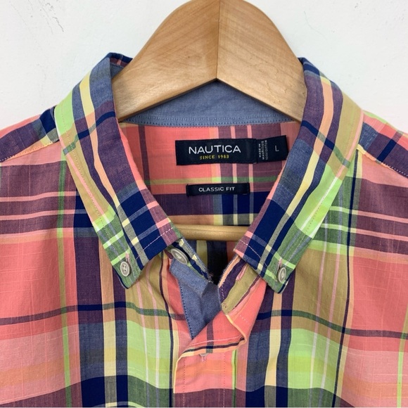 Nautica Classic Fit Plaid Shirt - Picture 4 of 8